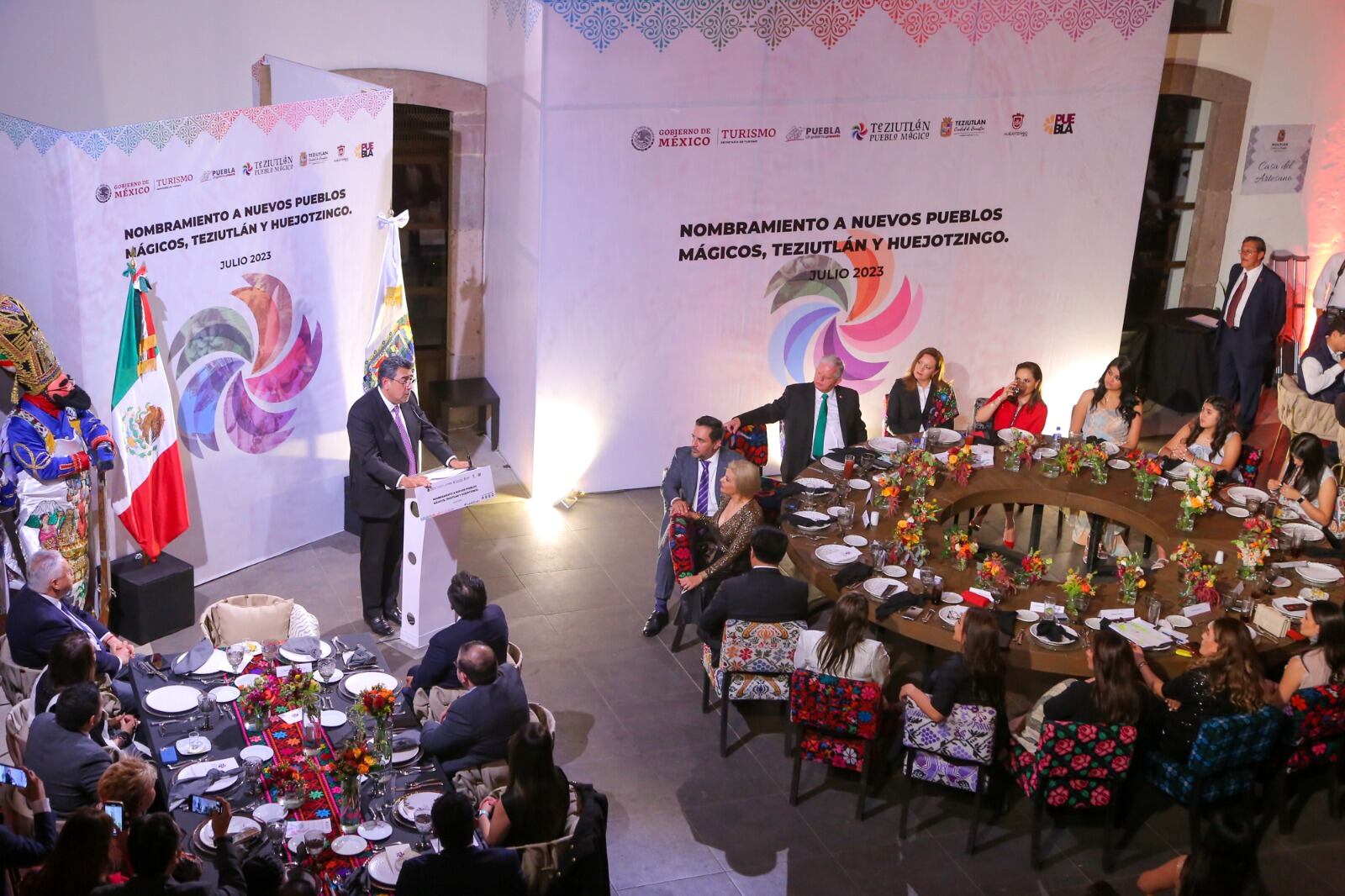Teziutlán y Huejotzingo, recibieron el distintivo de Pueblos Mágicos