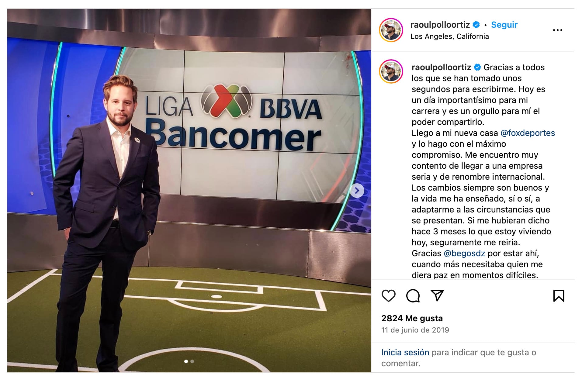 Raoul Ortiz llega a Fox Sports.