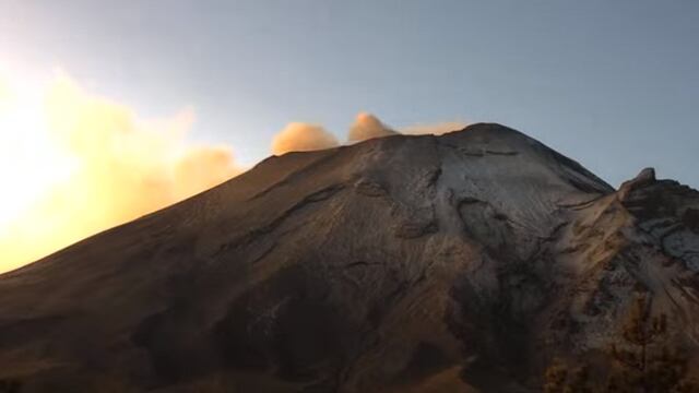 Volcán Popocatépetl el 21 de enero