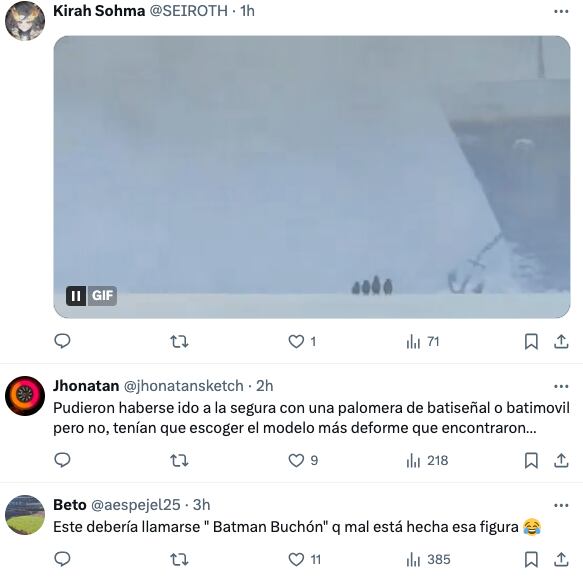 Algunas críticas a la palomera de Batman en Cinemex
