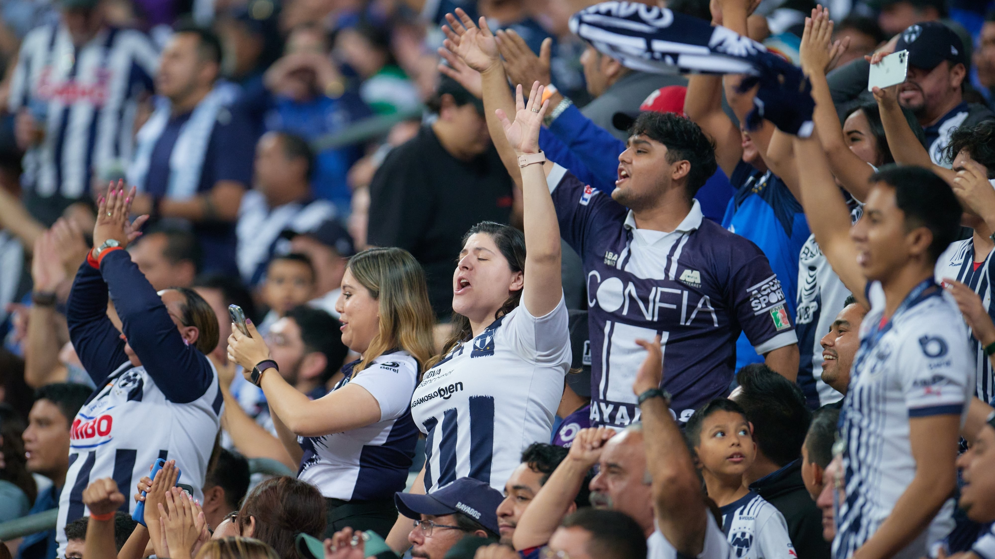 Fans de Rayados de Monterrey