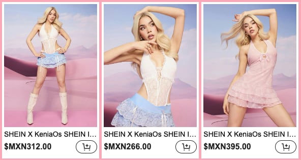 Shein x Kenia Os