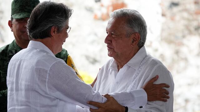 Guillermo Lasso y AMLO