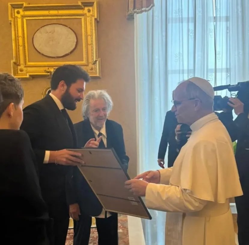 Al Pacino y el Papa León XIV