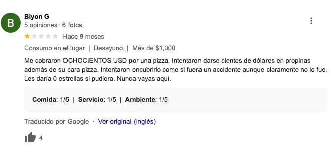 Clientes tunden a empleados de Pizzería Famous Famiglia del Aeropuerto Internacional de Cancún