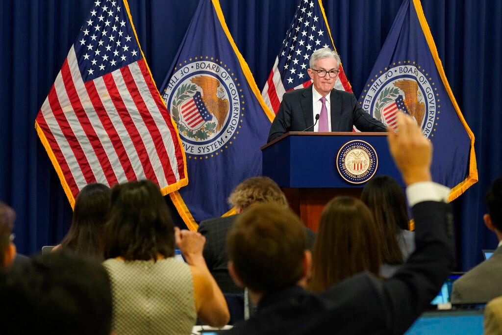 Jerome Powell, presidente de la Fed