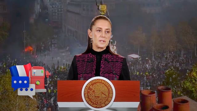 Sheinbaum contrasta el acuerdo de gasolina en México con las protestas en Francia