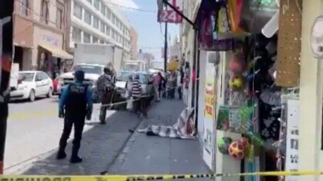 Peatón muerto en Puebla