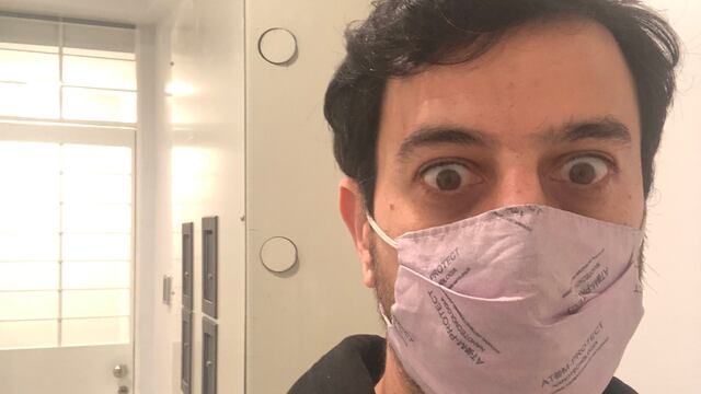 Usuario que se quedó encerrado en un banco Santander