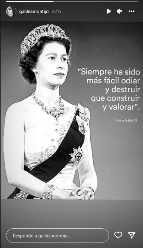 Galilea Montijo e Isabel II