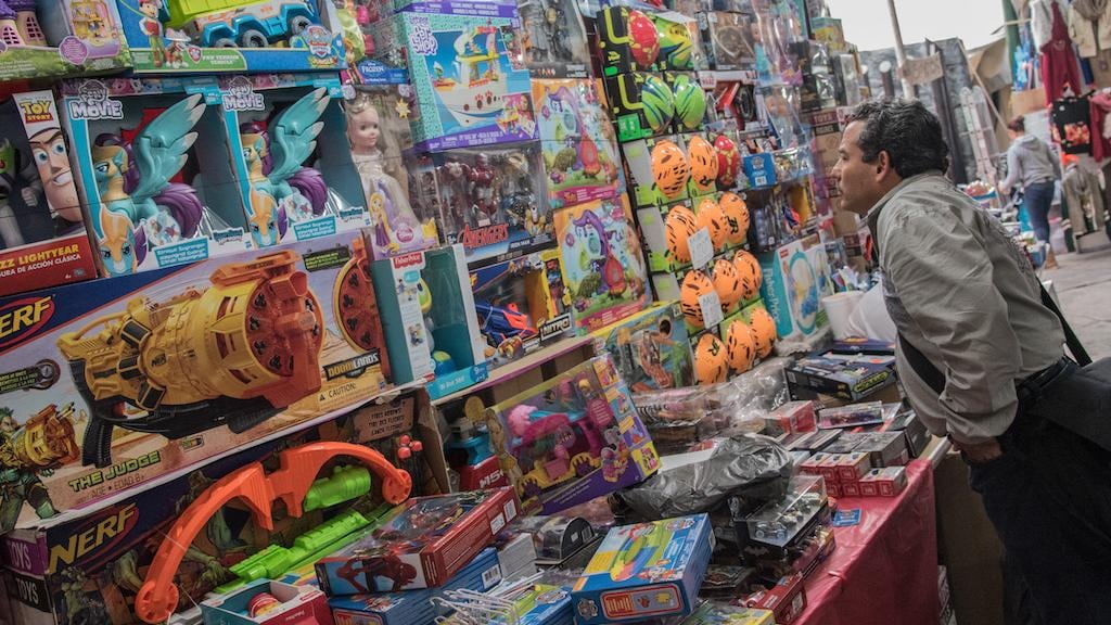 Venta de juguetes por Reyes Magos