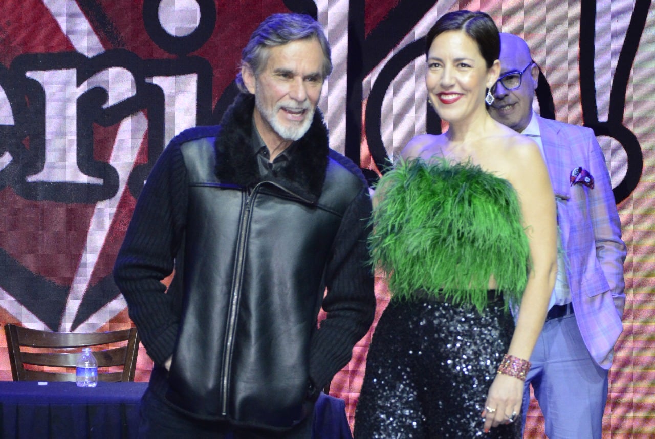 Humberto Zurita y Stephanie Salas