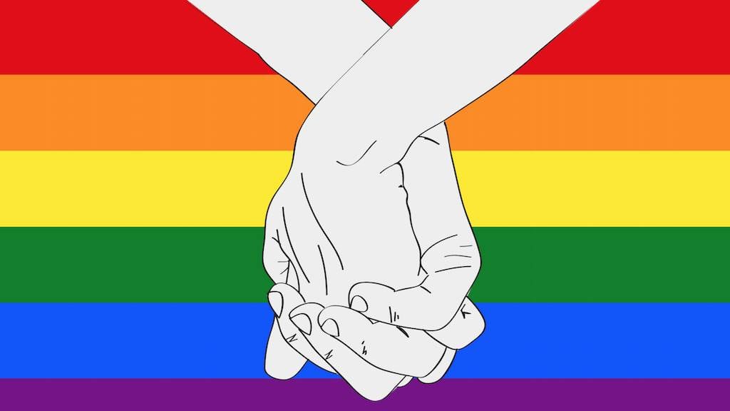 Apoyo a matrimonio gay.