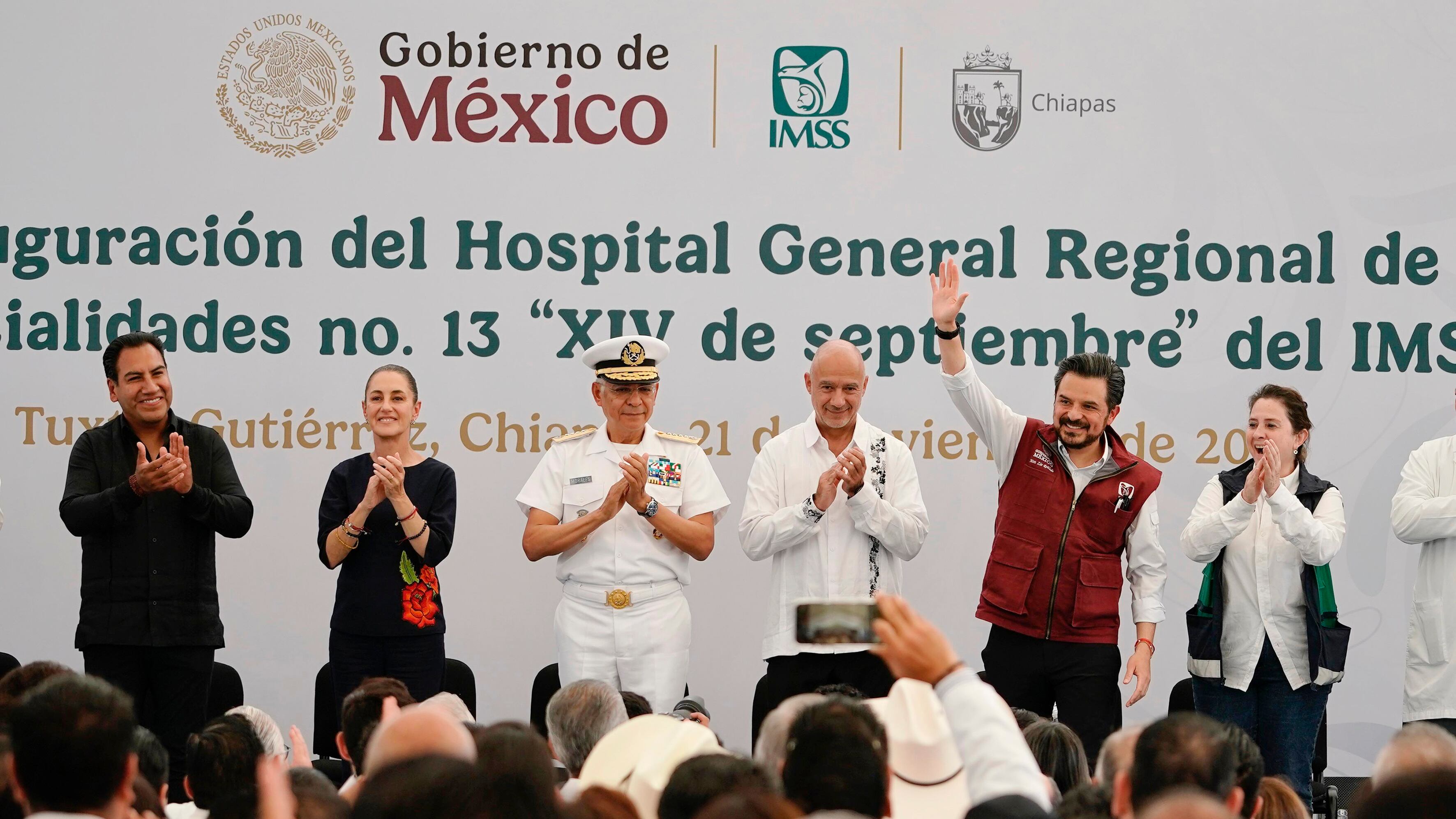 IMSS inaugura el nuevo Hospital General Regional “XIV de Septiembre” con 261 camas y 43 especialidades en Chiapas
