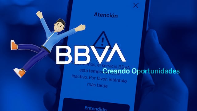Reportan caída en app de BBVA en plena quincena