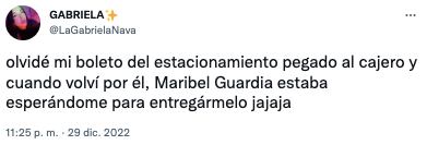 Mujer presume encuentro con Maribel Guardia