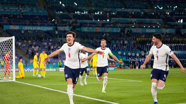 Maguire anotó en la goleada de Inglaterra sobre Ucrania