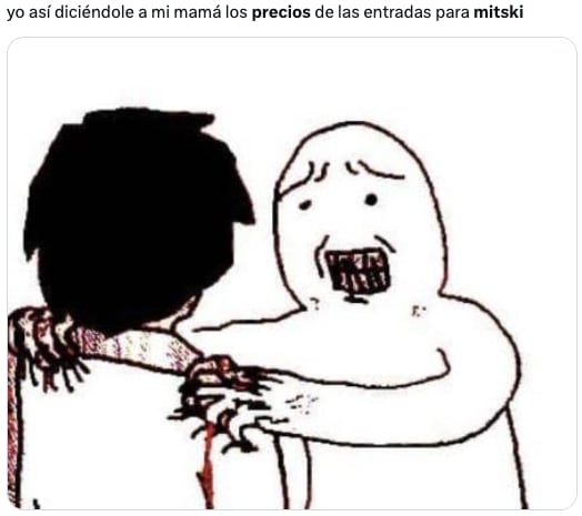 Los memes expresan la tristeza de los fans de Mitski al no alcanzar boletos para su concierto en México