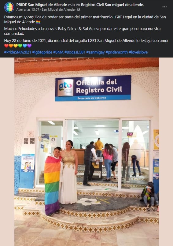 Primer matrimonio LGBT en San Miguel de Allende