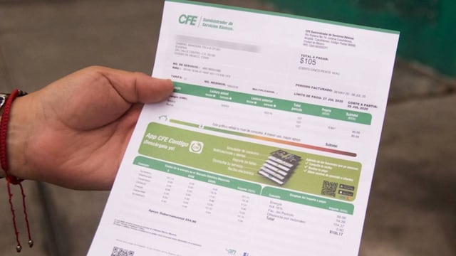 Recibo de CFE