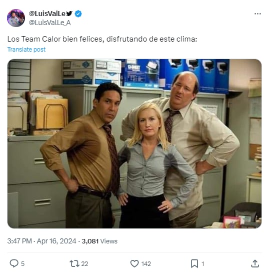 Memes por las altas temperaturas