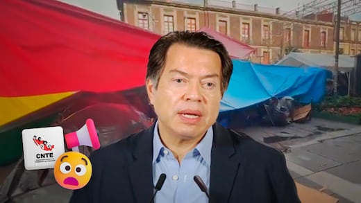CNTE llama a reforzar plantón tras acusar a Mario Delgado de cancelar diálogo