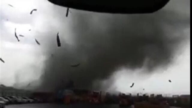 Tornado en Apodaca