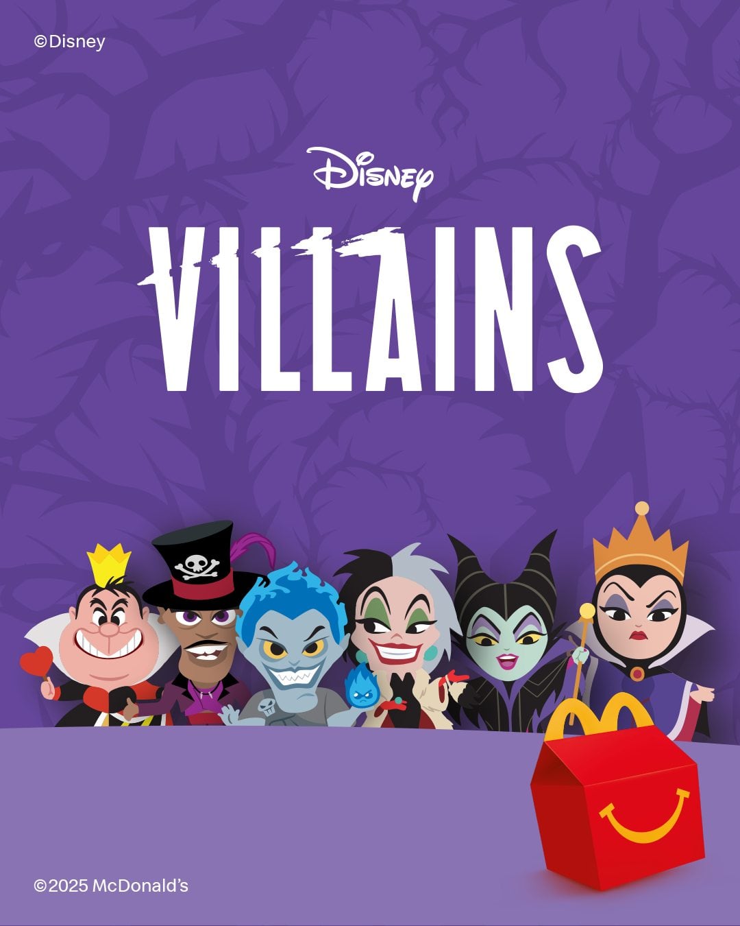 Cajita Feliz de McDonald’s con la colección Villians de Disney