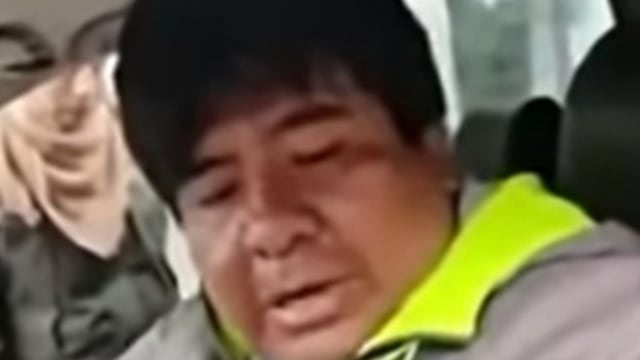 Conductor borracho que dice venir de Ucrania