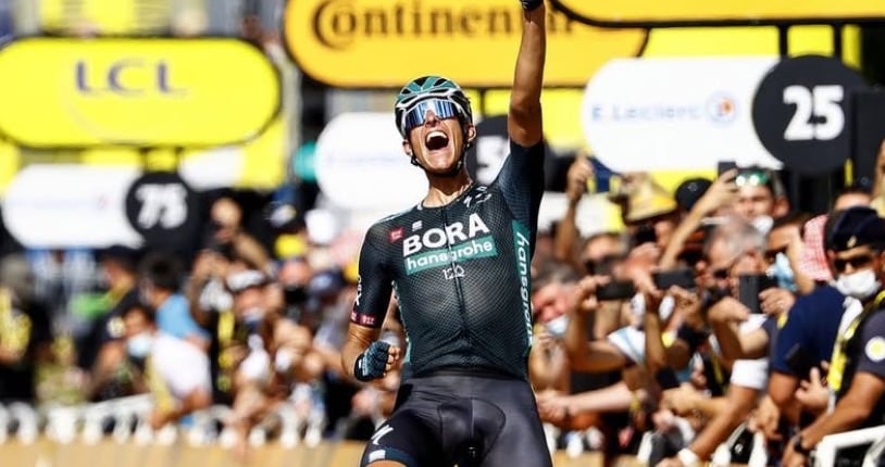 Nils Politt, ciclista alemán del UAE Team Emirates XRG.