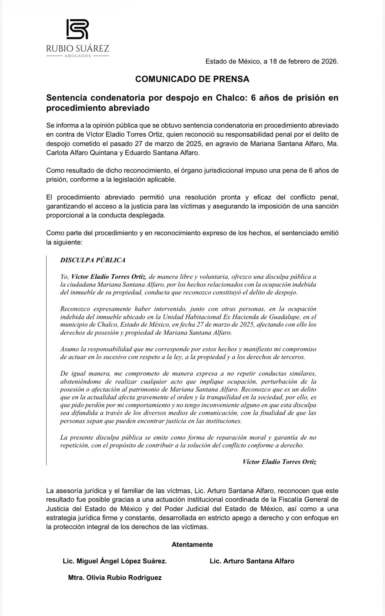 Caso Doña Carlota: sentencian a paracaidista Víctor Eladio