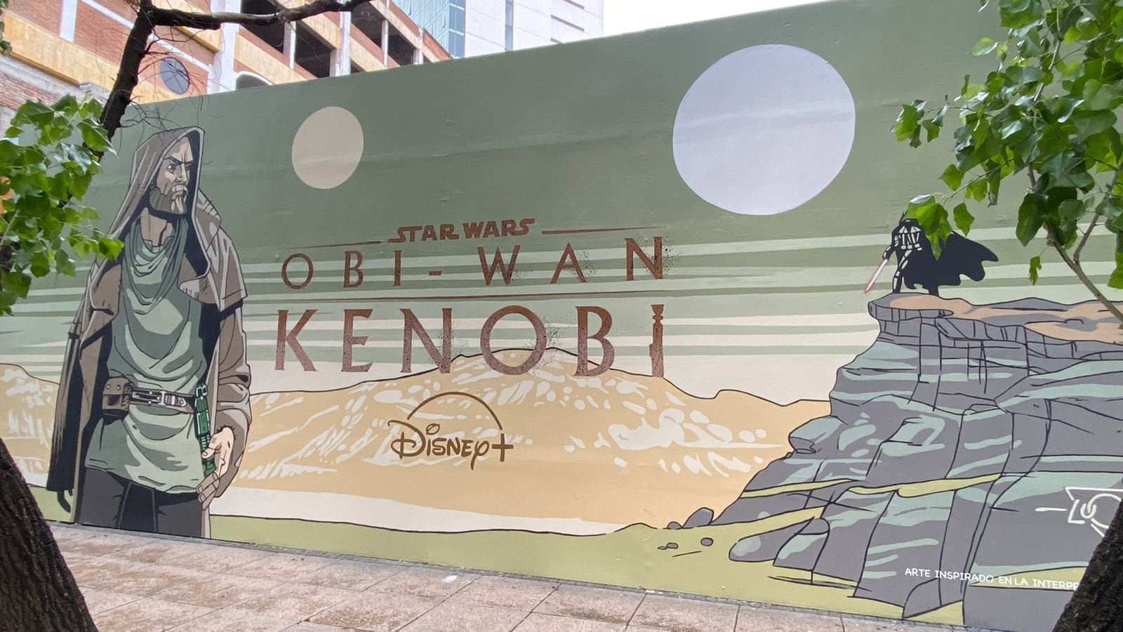 Mural Obi-Wan Kenobi