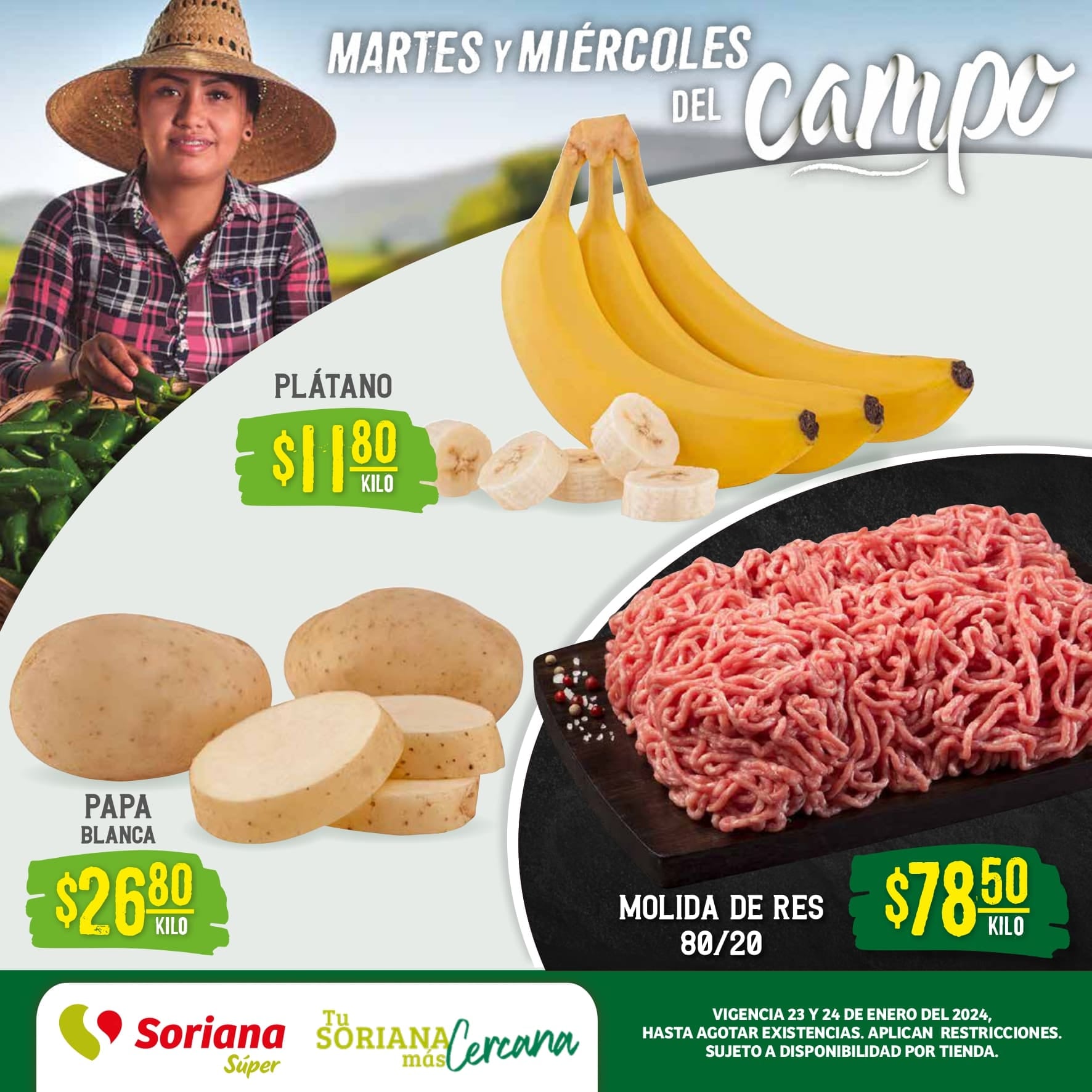 Estas son las mejores ofertas de Soriana Super 23 y 24 de enero 2024