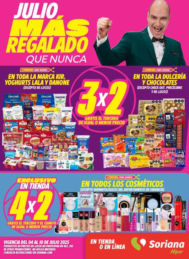 Soriana ofertas Julio Regalado