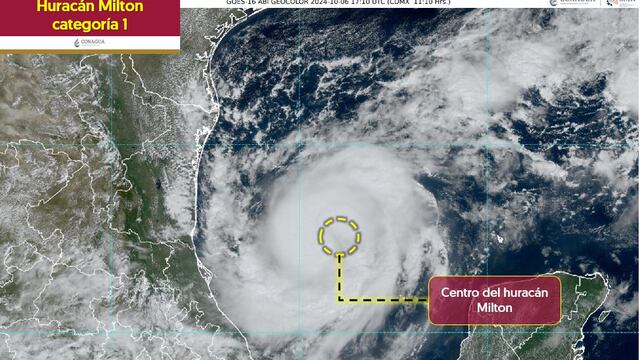 Huracán Milton en vivo