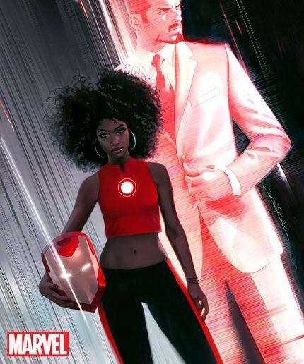 Riri Williams y Tony Stark