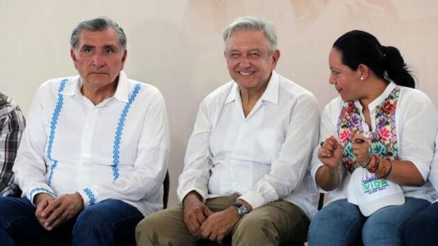 Andrés Manuel López Obrador de gira por Tabasco.