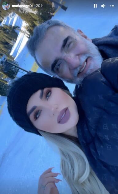 Mariana González y Vicente Fernández Jr.