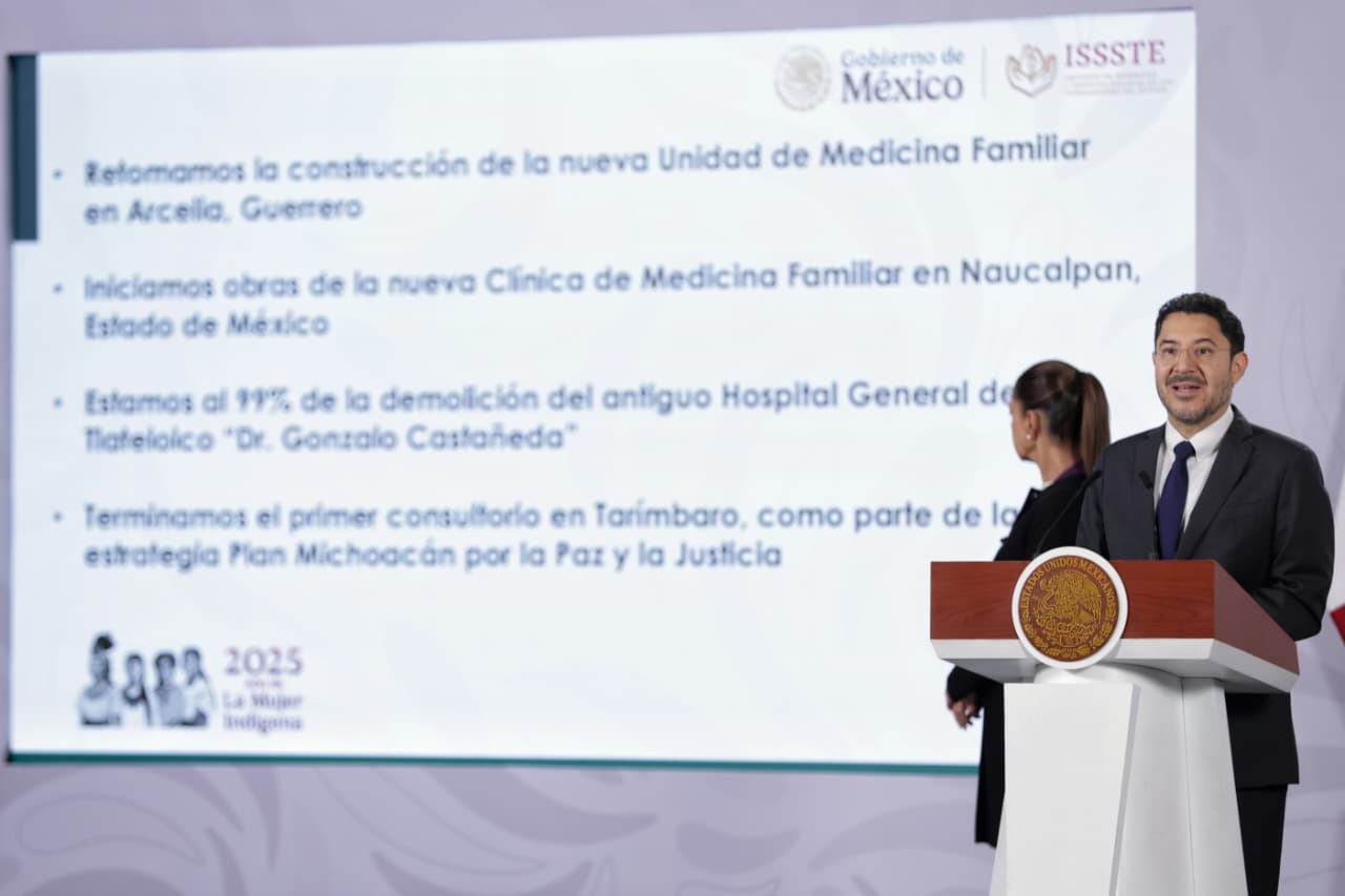 ISSSTE fortalece la atención médica con infraestructura moderna y digna