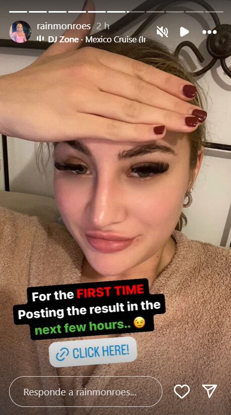 Rain Monroe compartirá el "resultado por primera vez" de su tatuaje