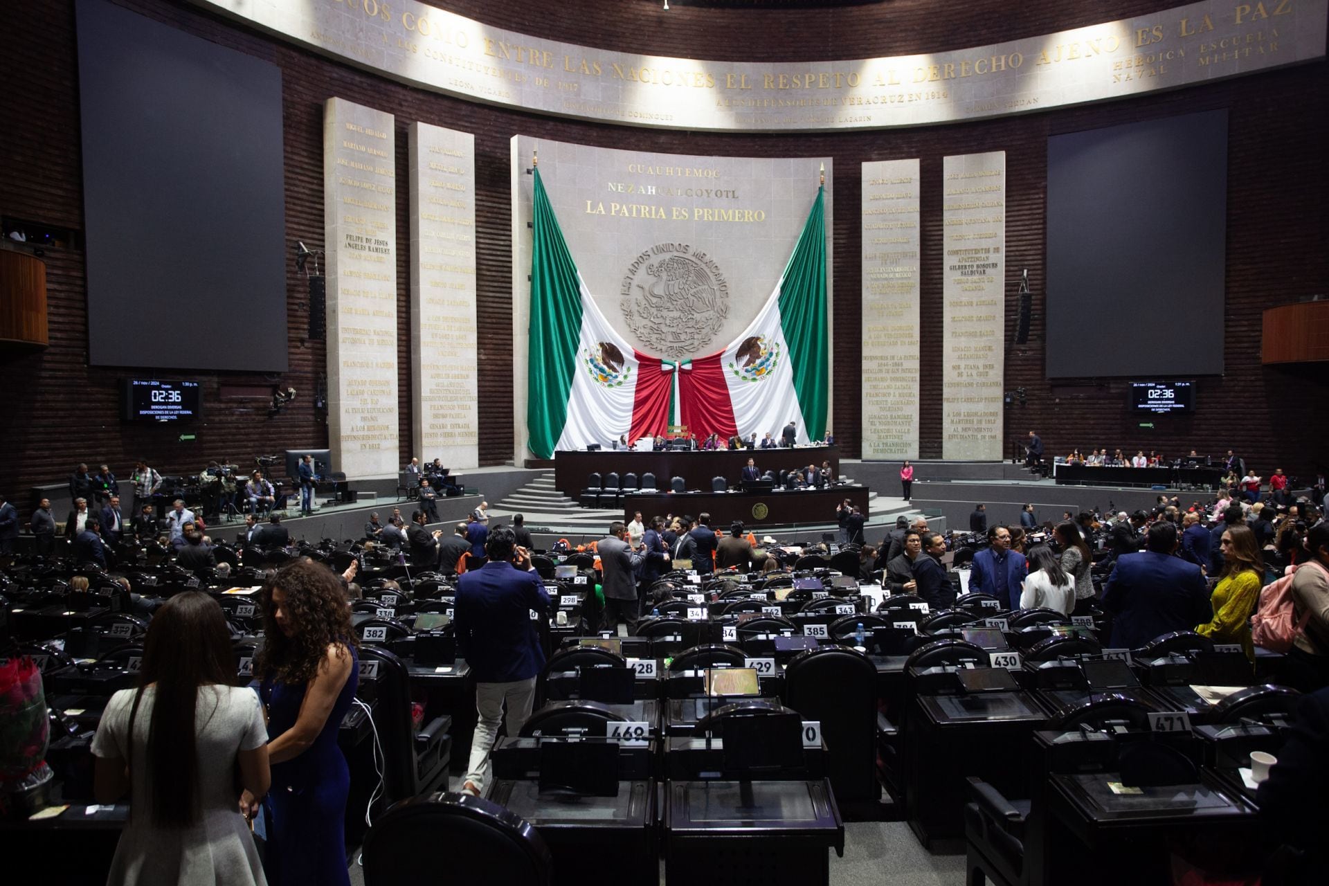 Sesión en la Cámara de Diputados