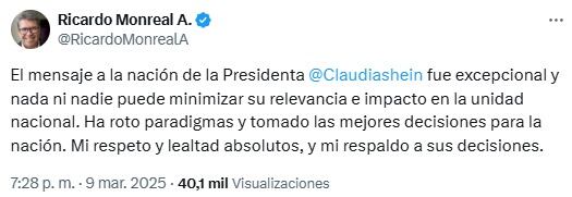 Manuel Velasco, Ricardo Monreal y Adán Augusto López piden disculpas a Claudia Sheinbaum por este incómodo momento en el Zócalo CDMX
