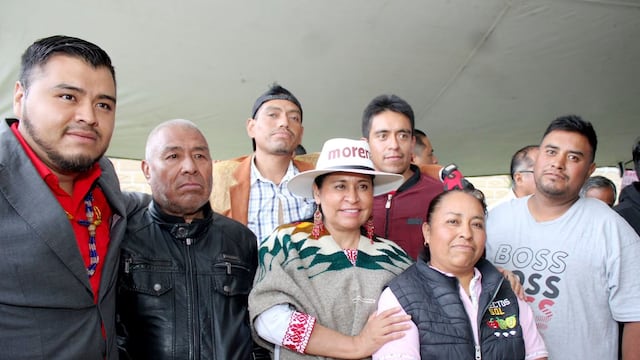 Ana Lilia Rivera defiende continuidad de la 4T durante recorridos por Tlaxcala