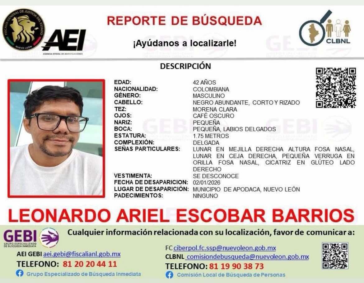 Leonardo Ariel Escobar Barrios, profesor colombiano