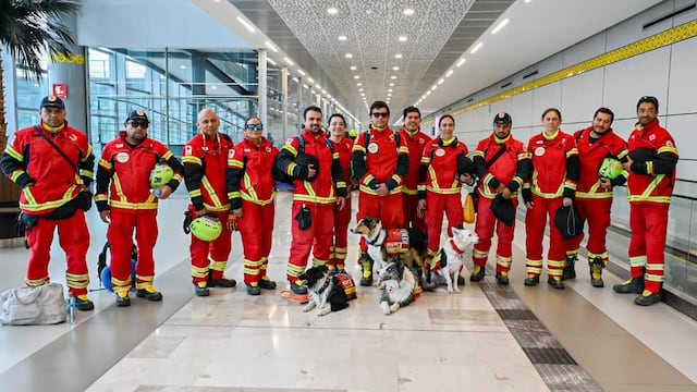 Halley, la perrita rescatista, regresa a México tras su misión en Venezuela