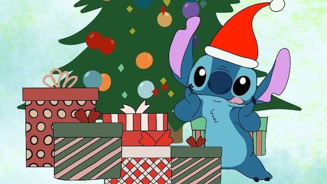 Tarjetas navideñas de Stitch