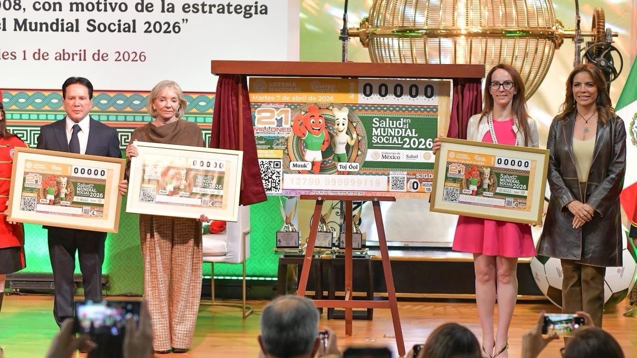 Lotería Nacional impulsa la activación física con billete del Mundial 2026