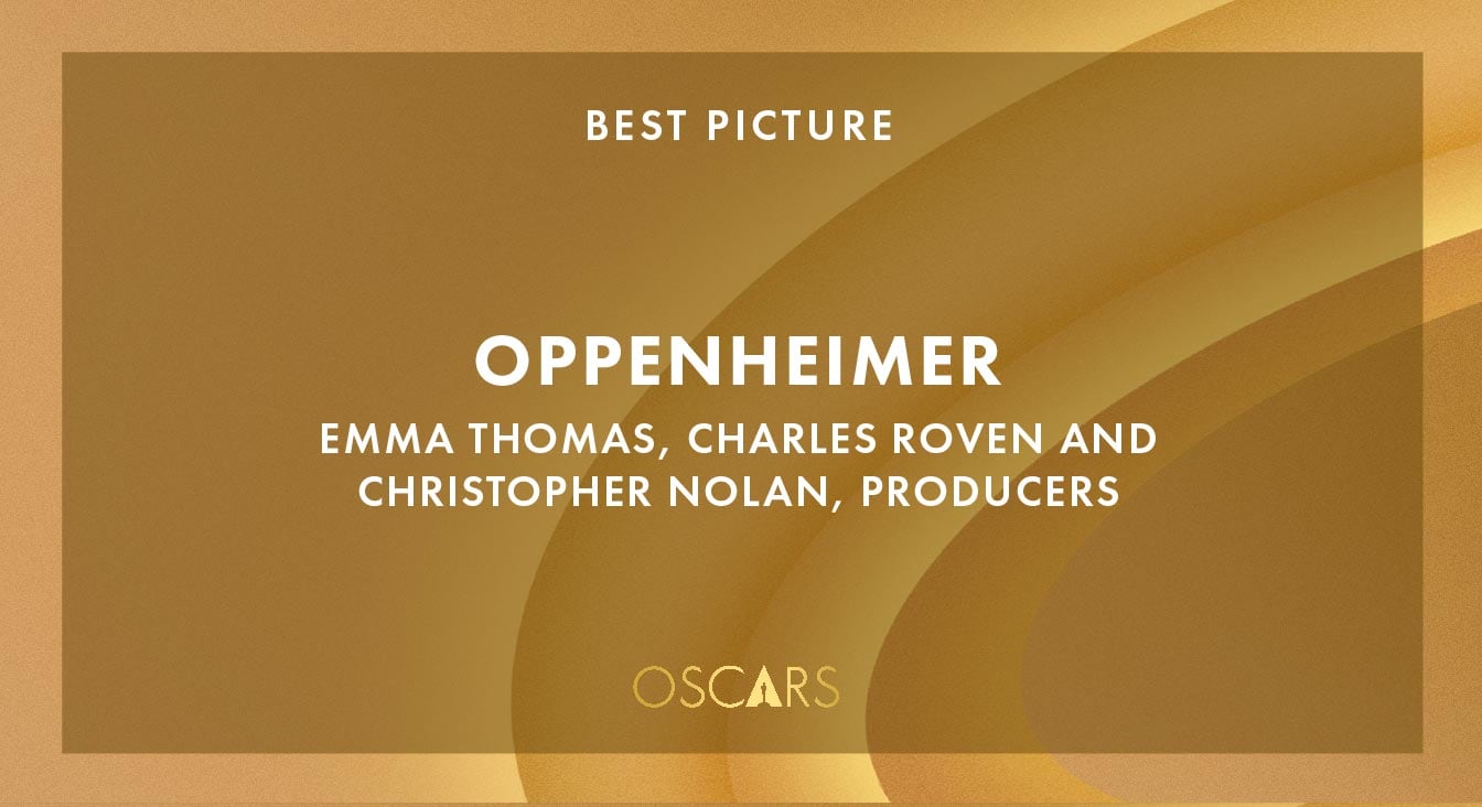 Oppenheimer, Mejor Película en Premios Oscar 2024
