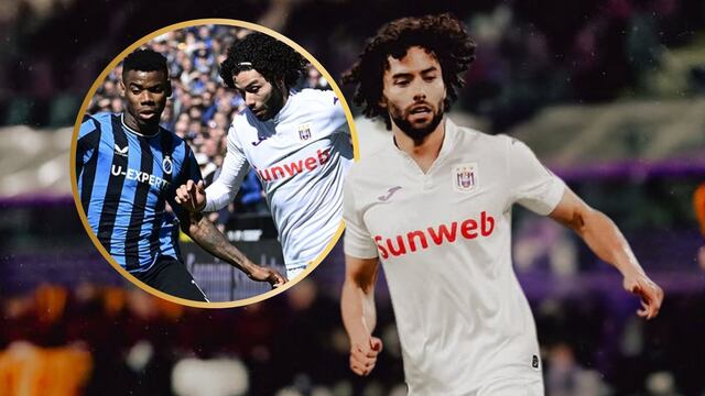 Chino Huerta y el Anderlecht perdieron ante Brujas.