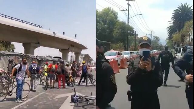 Ciclistas agredidos Xochimilco